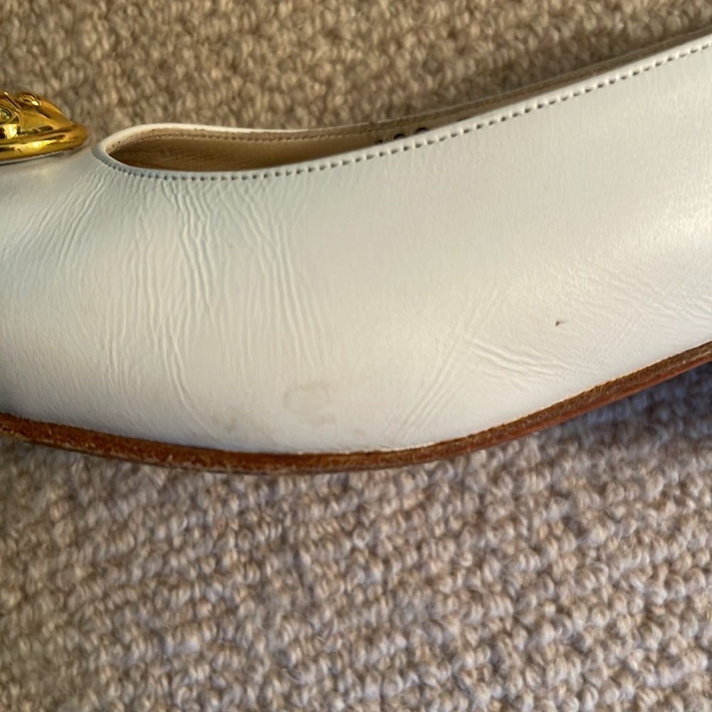 Salvatore Ferragamo Slingback Peep Toe Heels - Picture 14 of 15